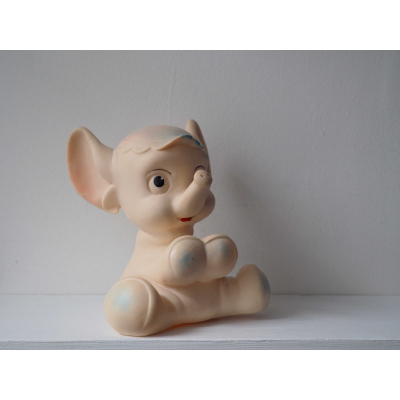 Elephant Toy - Vintage Squeak